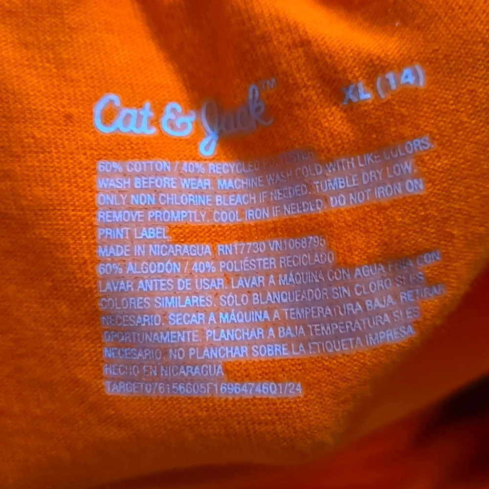 NWT Cat & Jack Orange Athletic Shorts Elastic Waistband